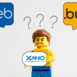 Lego qui hésite entre Weweb et Bubble sachant qu'il tient Xano dans les mains